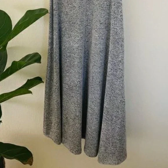 Plush-Knit Sleeveless Swing Dres gray SMALL OLD NAY - Picture 5 of 10
